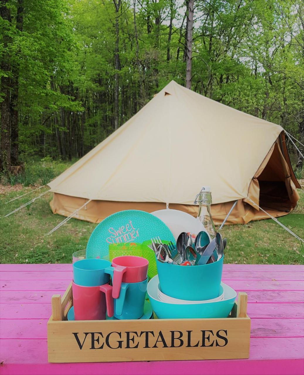 Camping Bois De St Hilaire Chalandray Exteriér fotografie